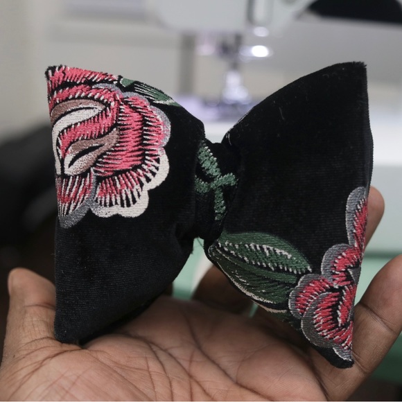 Oversize tuxedo Bow Tie .prom wedding - Picture 4 of 7